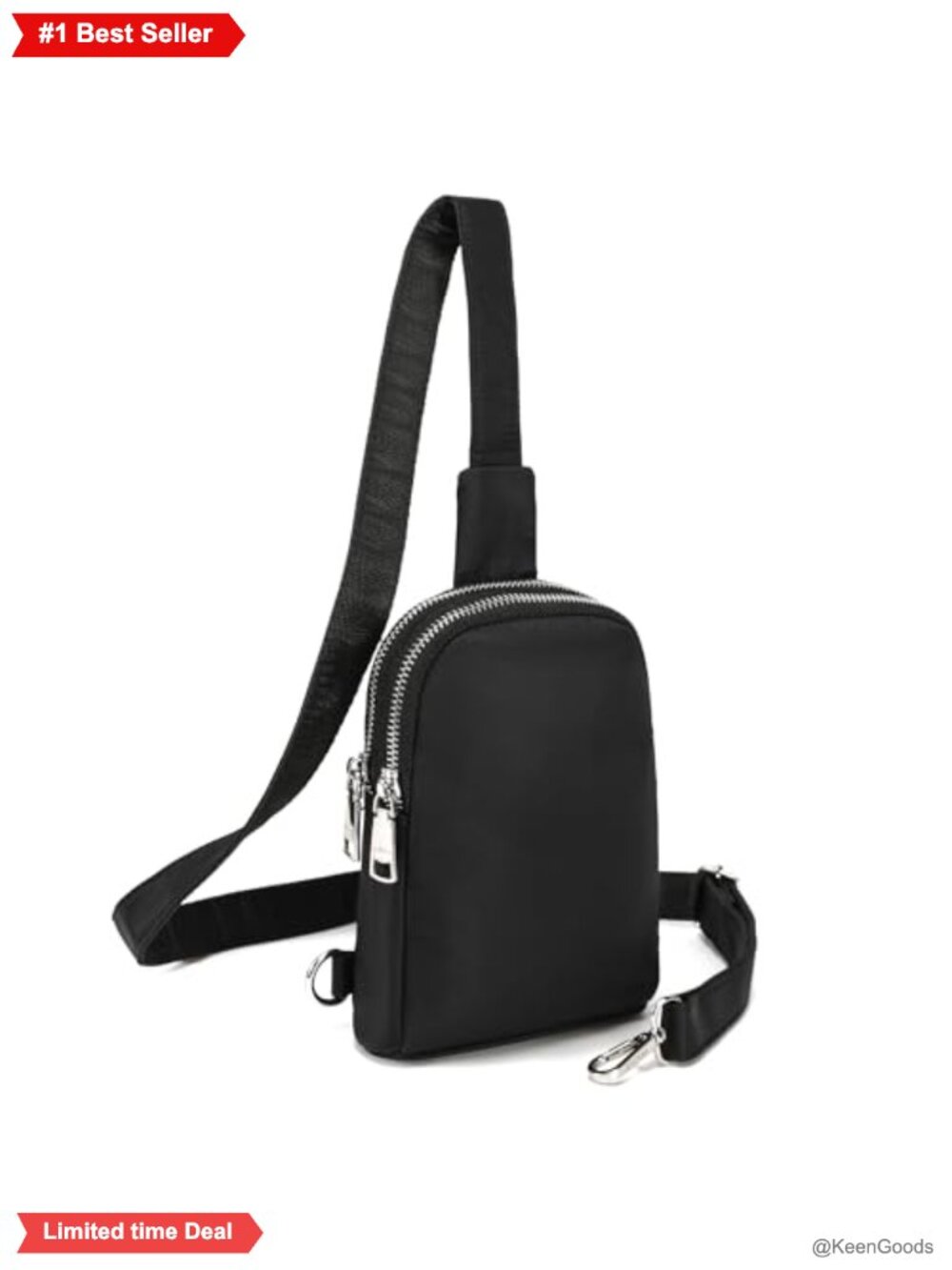 Nylon Crossbody Sling Bag Small Lightweight Women Phone Purse Travel